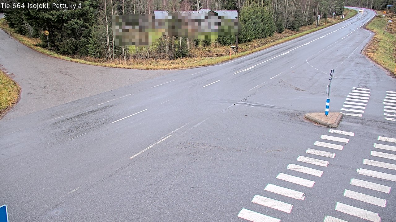 Weather Camera Image Väg 664 Storå Pettukylä, Isojoki, Etelä-Pohjanmaa