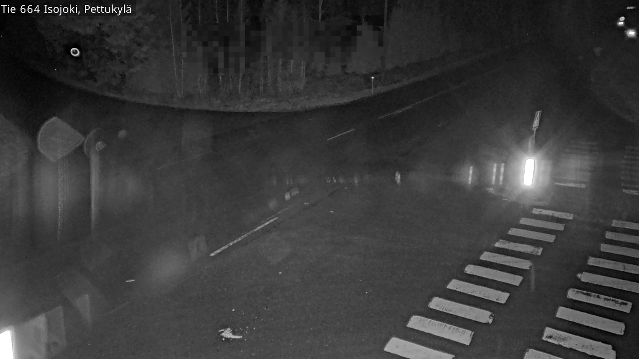 Weather Camera Image Road 664 Isojoki Pettukylä, Isojoki, Etelä-Pohjanmaa