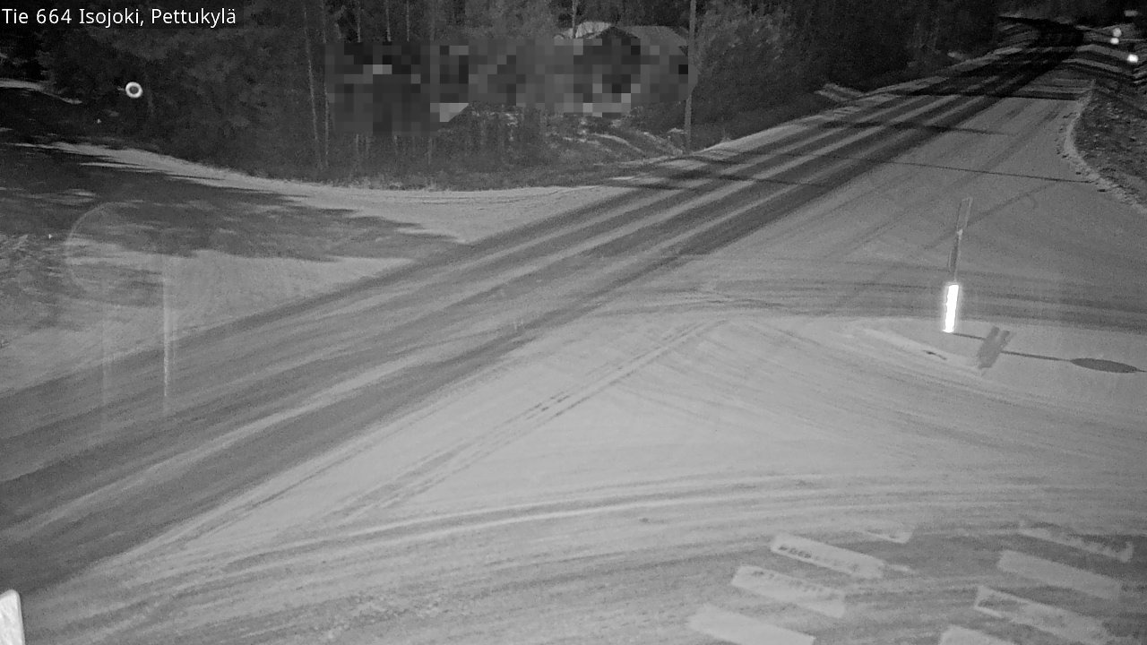 Weather Camera Image Väg 664 Storå Pettukylä, Isojoki, Etelä-Pohjanmaa