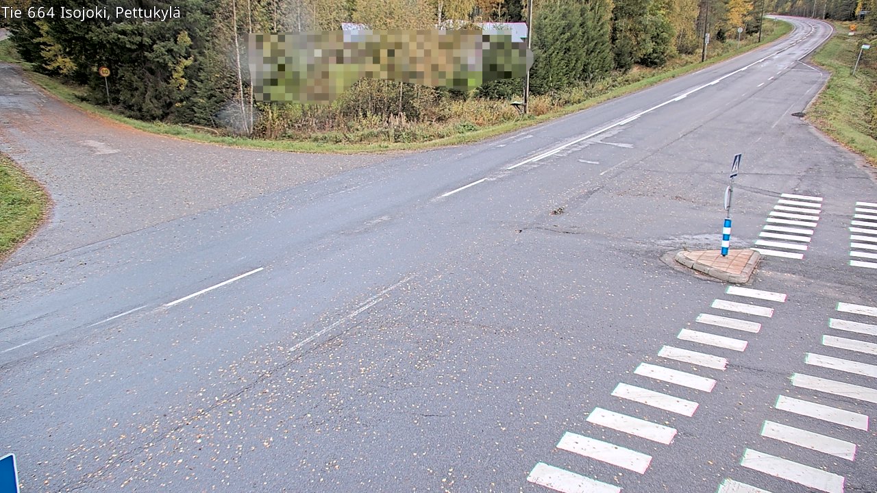 Weather Camera Image Road 664 Isojoki Pettukylä, Isojoki, Etelä-Pohjanmaa