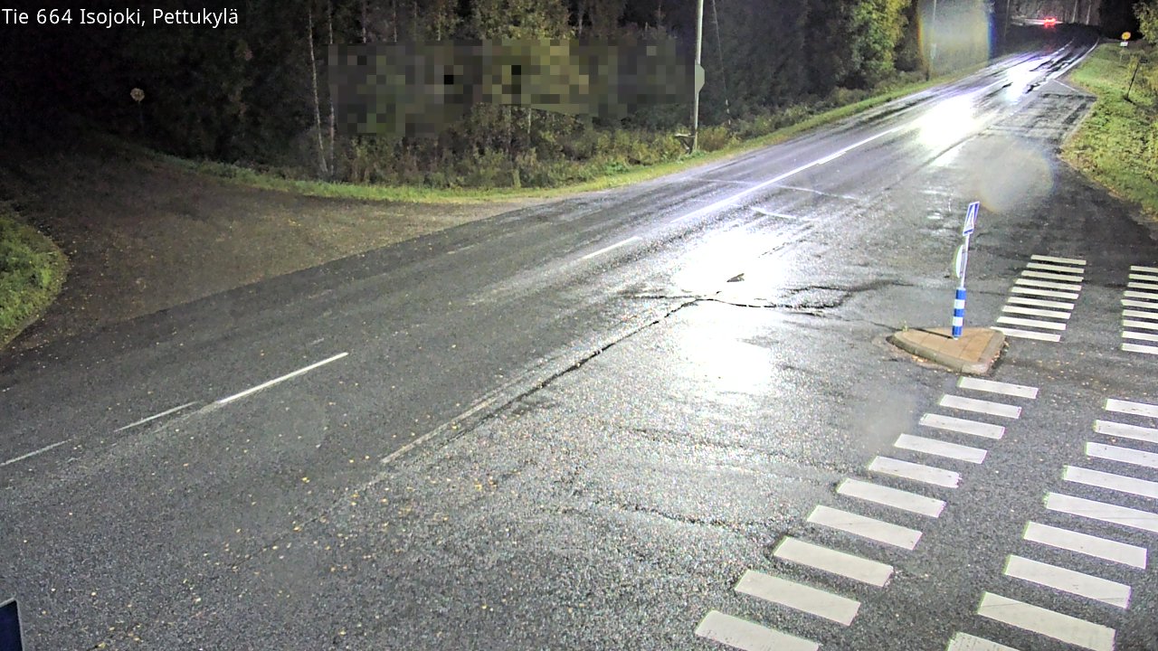 Weather Camera Image Road 664 Isojoki Pettukylä, Isojoki, Etelä-Pohjanmaa