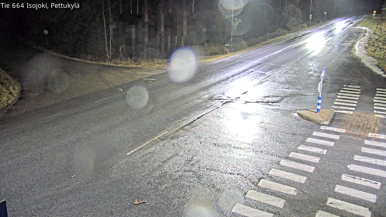 Weather Camera Image Road 664 Isojoki Pettukylä, Isojoki, Etelä-Pohjanmaa