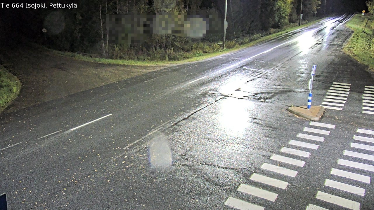 Weather Camera Image Road 664 Isojoki Pettukylä, Isojoki, Etelä-Pohjanmaa
