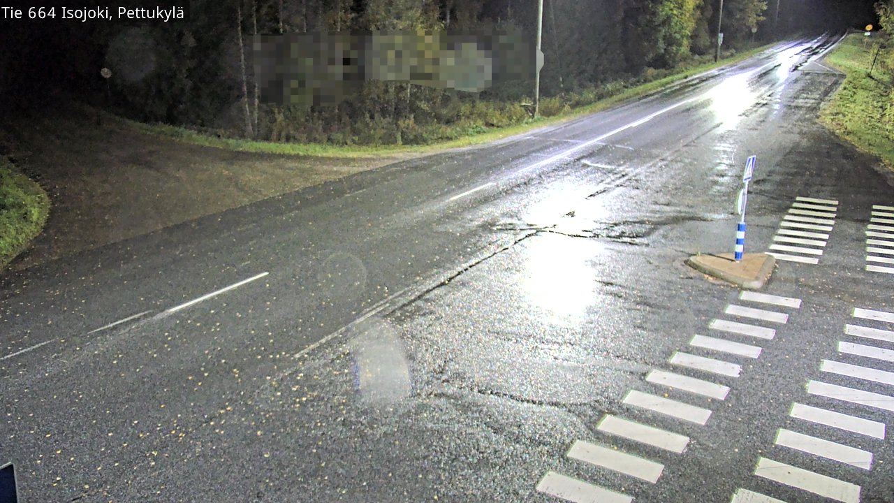 Weather Camera Image Road 664 Isojoki Pettukylä, Isojoki, Etelä-Pohjanmaa