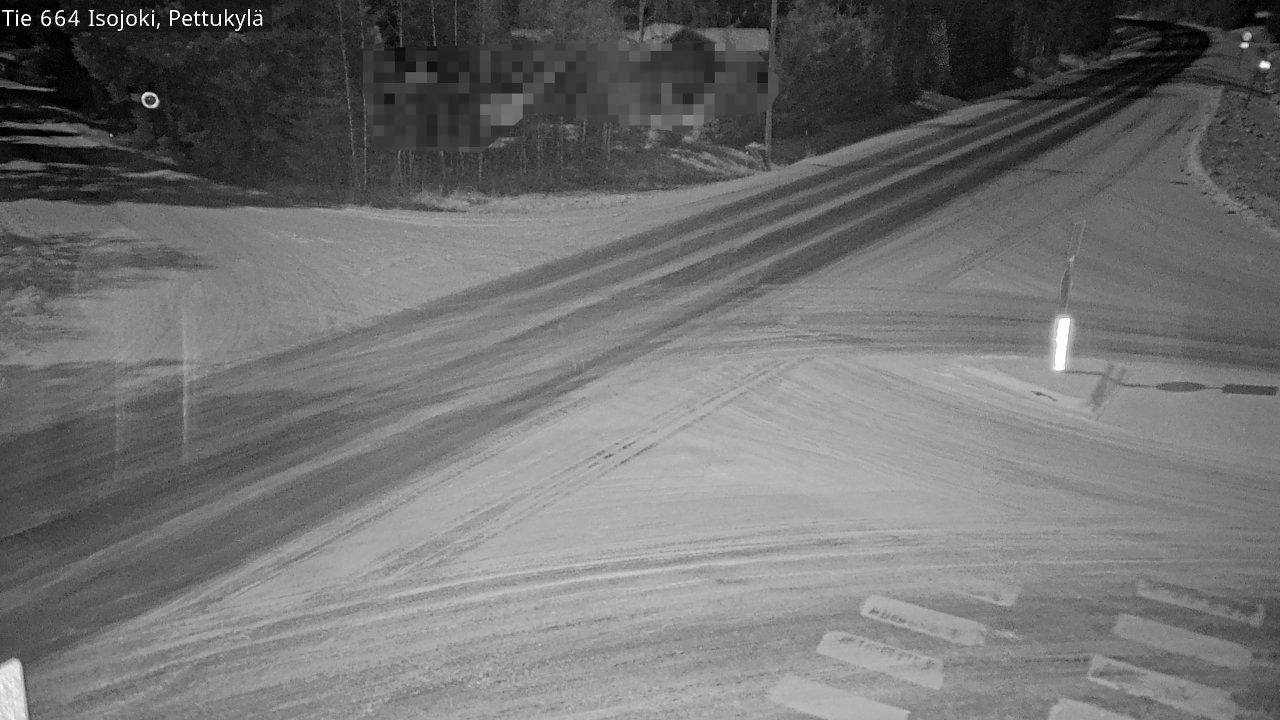 Weather Camera Image Road 664 Isojoki Pettukylä, Isojoki, Etelä-Pohjanmaa