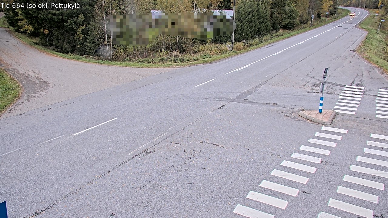 Weather Camera Image Road 664 Isojoki Pettukylä, Isojoki, Etelä-Pohjanmaa