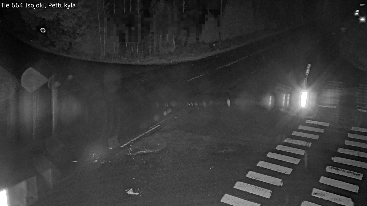 Weather Camera Image Road 664 Isojoki Pettukylä, Isojoki, Etelä-Pohjanmaa