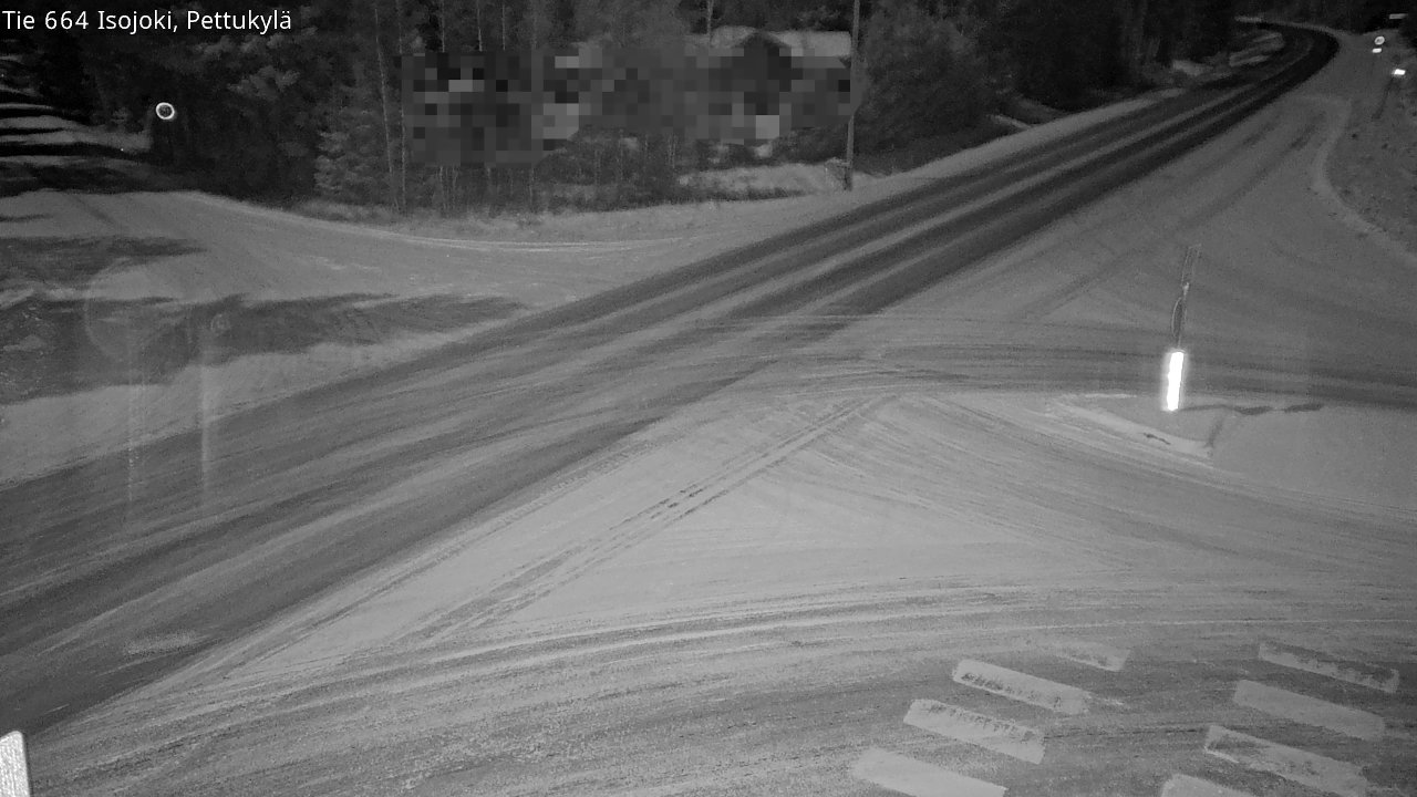 Weather Camera Image Road 664 Isojoki Pettukylä, Isojoki, Etelä-Pohjanmaa