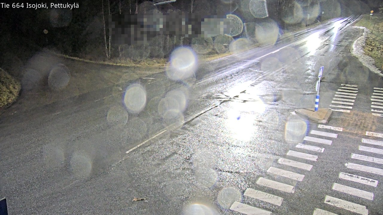 Weather Camera Image Road 664 Isojoki Pettukylä, Isojoki, Etelä-Pohjanmaa