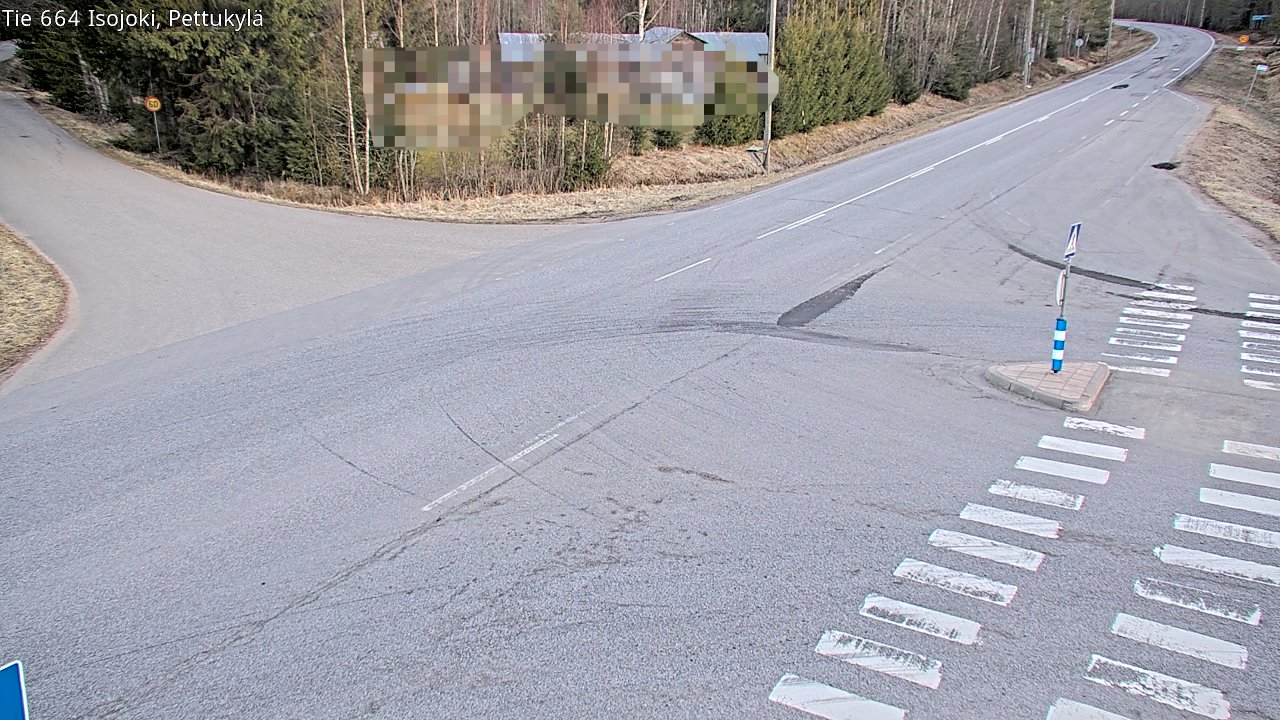 Weather Camera Image Väg 664 Storå Pettukylä, Isojoki, Etelä-Pohjanmaa