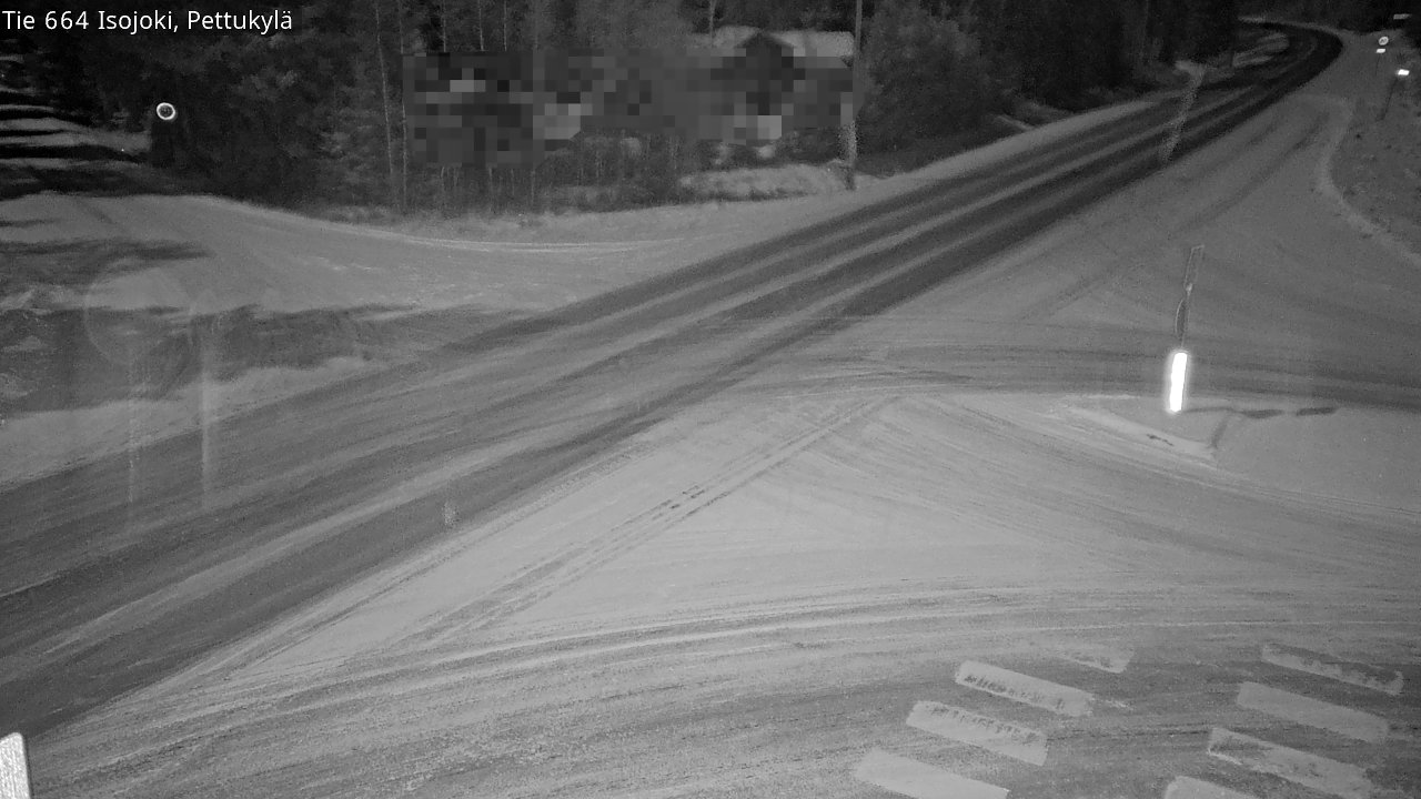 Weather Camera Image Road 664 Isojoki Pettukylä, Isojoki, Etelä-Pohjanmaa