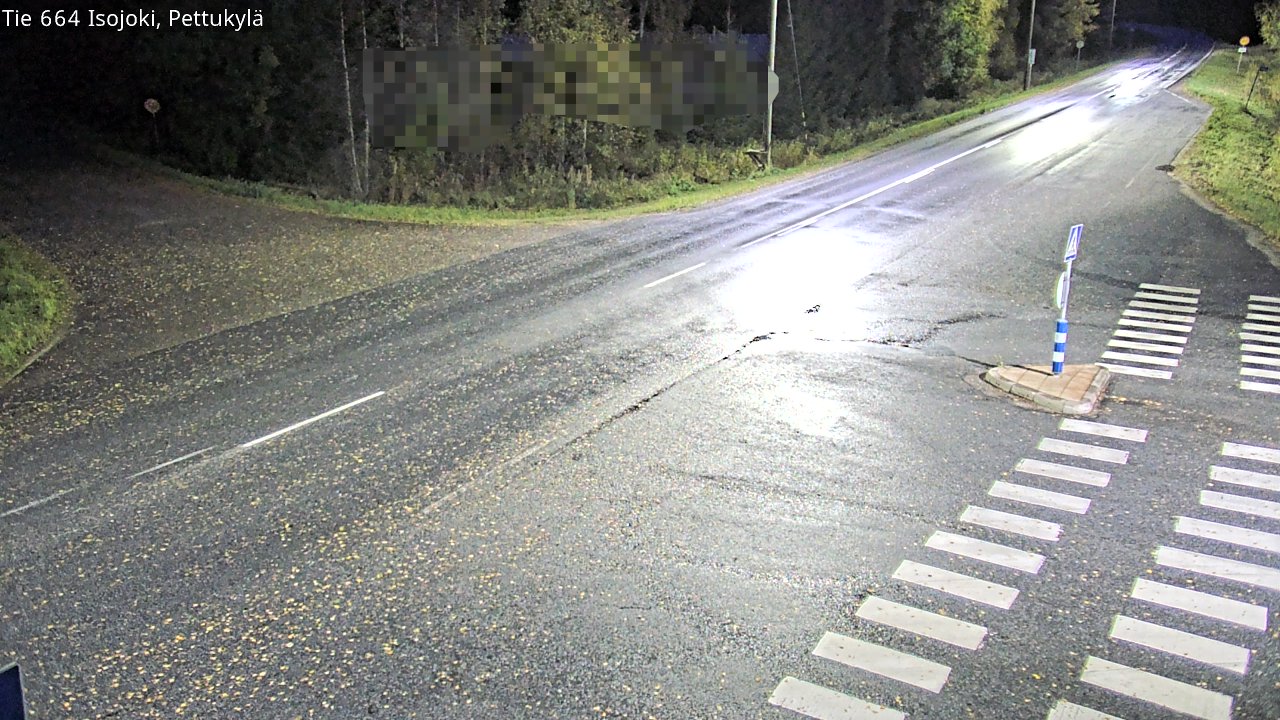 Weather Camera Image Road 664 Isojoki Pettukylä, Isojoki, Etelä-Pohjanmaa