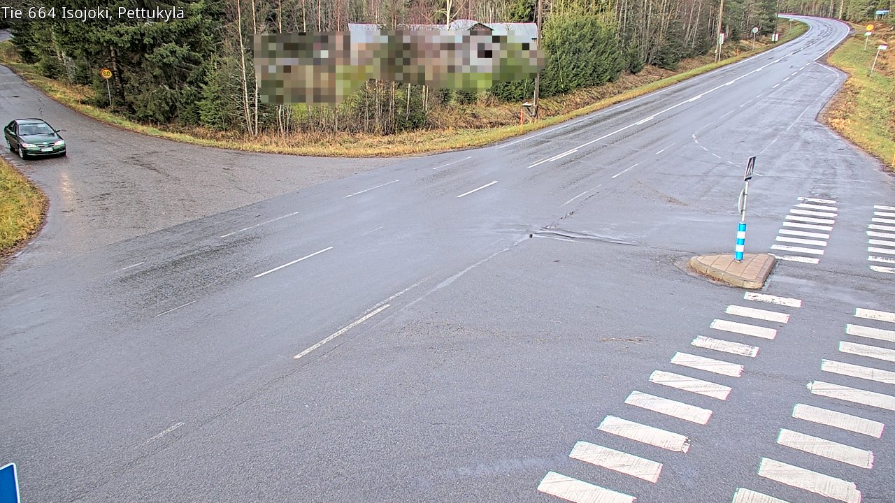 Weather Camera Image Väg 664 Storå Pettukylä, Isojoki, Etelä-Pohjanmaa