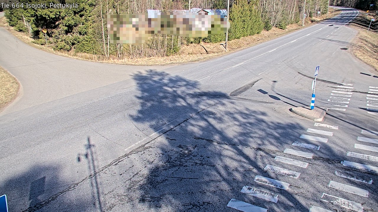 Weather Camera Image Väg 664 Storå Pettukylä, Isojoki, Etelä-Pohjanmaa
