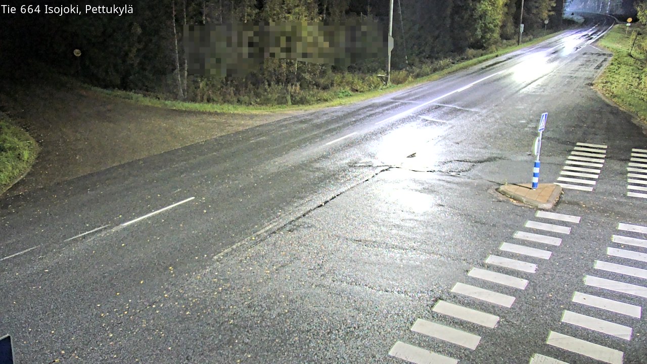 Weather Camera Image Road 664 Isojoki Pettukylä, Isojoki, Etelä-Pohjanmaa