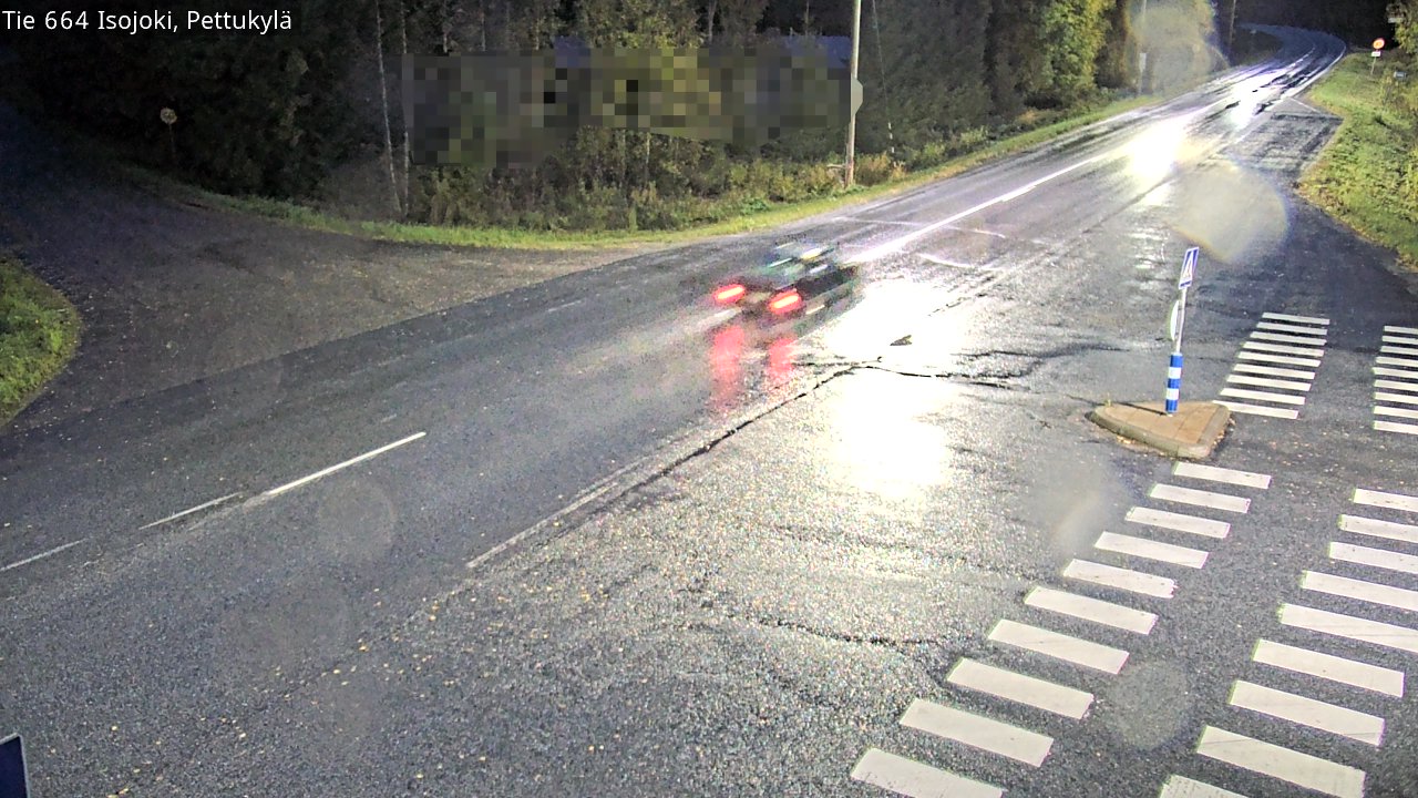 Weather Camera Image Road 664 Isojoki Pettukylä, Isojoki, Etelä-Pohjanmaa