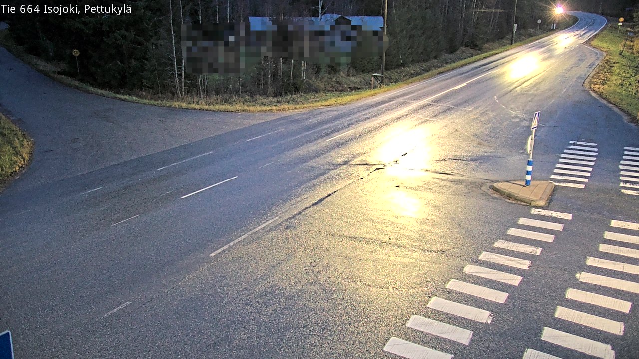 Weather Camera Image Väg 664 Storå Pettukylä, Isojoki, Etelä-Pohjanmaa