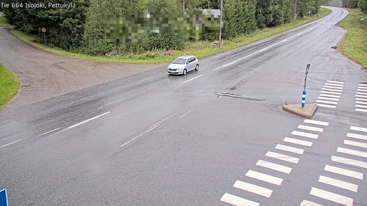 Weather Camera Image Road 664 Isojoki Pettukylä, Isojoki, Etelä-Pohjanmaa