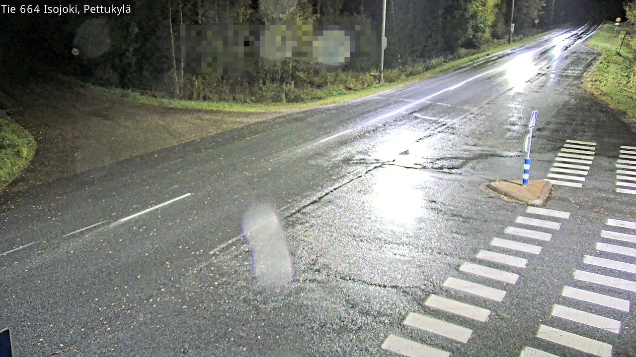 Weather Camera Image Road 664 Isojoki Pettukylä, Isojoki, Etelä-Pohjanmaa