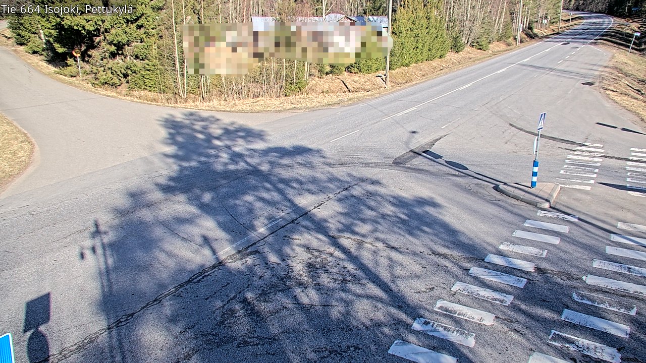 Weather Camera Image Väg 664 Storå Pettukylä, Isojoki, Etelä-Pohjanmaa