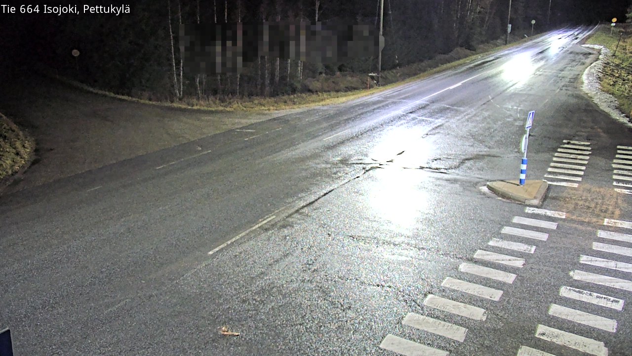 Weather Camera Image Road 664 Isojoki Pettukylä, Isojoki, Etelä-Pohjanmaa