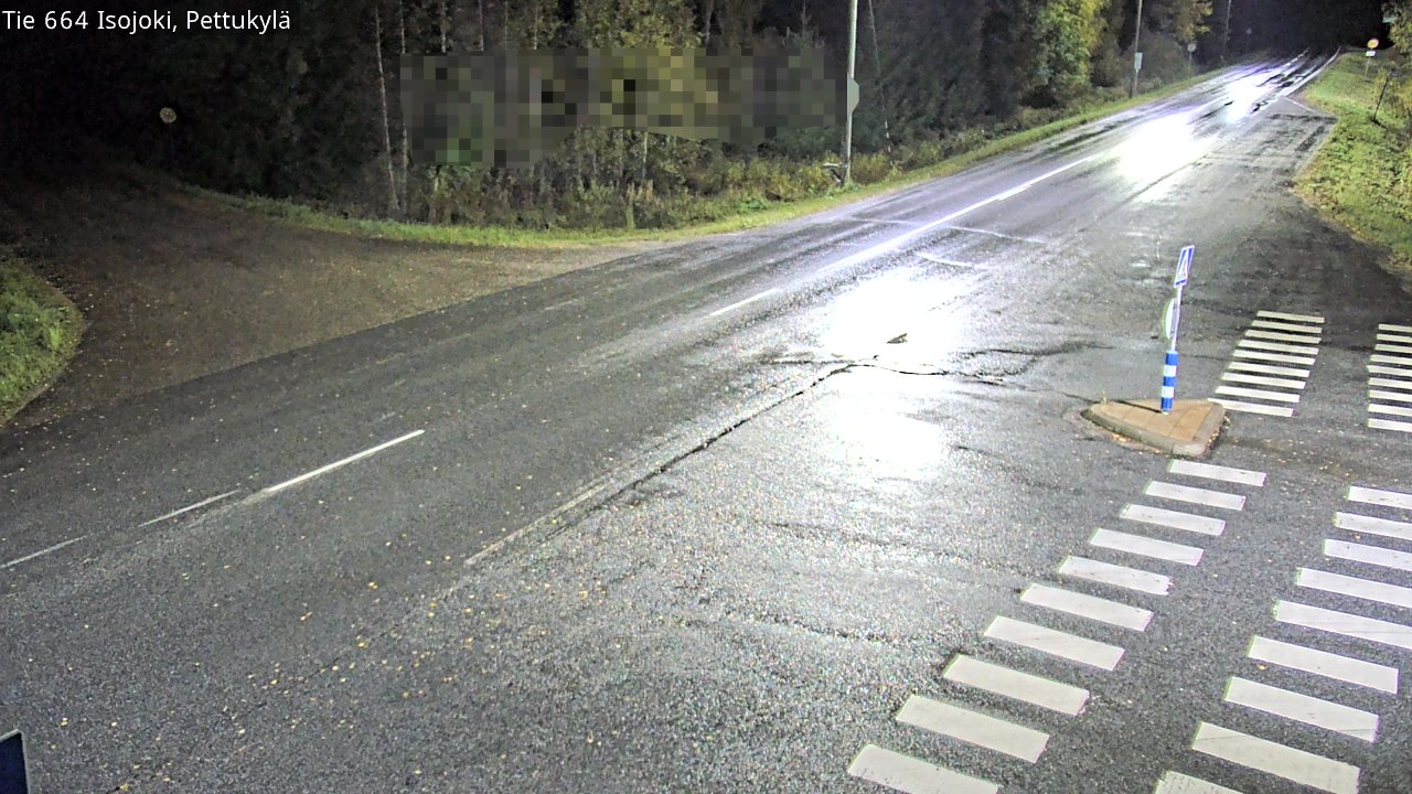 Weather Camera Image Road 664 Isojoki Pettukylä, Isojoki, Etelä-Pohjanmaa