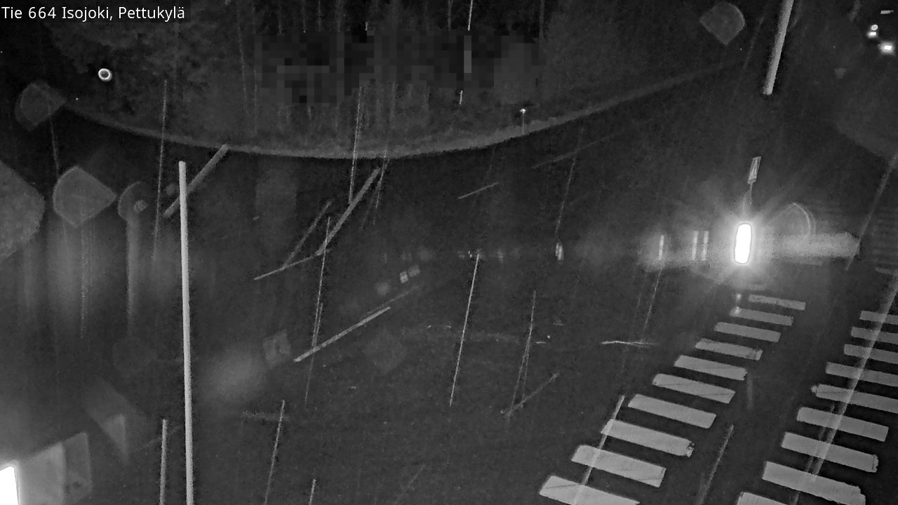 Weather Camera Image Väg 664 Storå Pettukylä, Isojoki, Etelä-Pohjanmaa