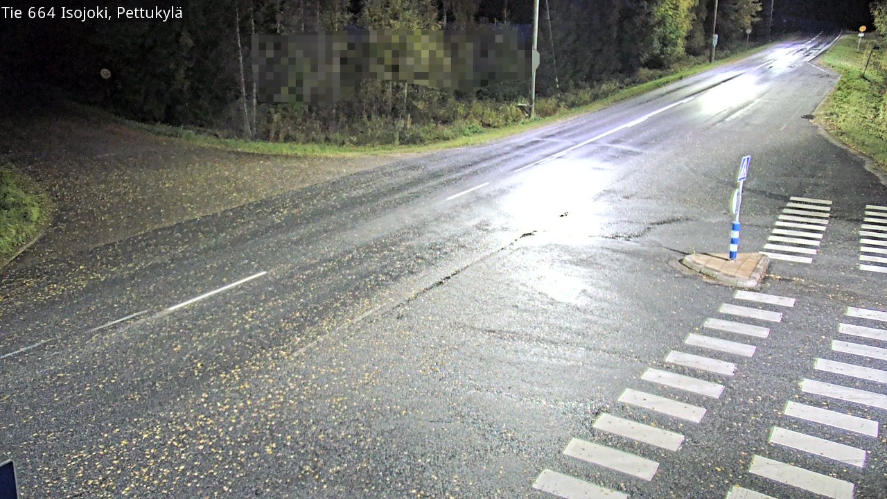 Weather Camera Image Road 664 Isojoki Pettukylä, Isojoki, Etelä-Pohjanmaa