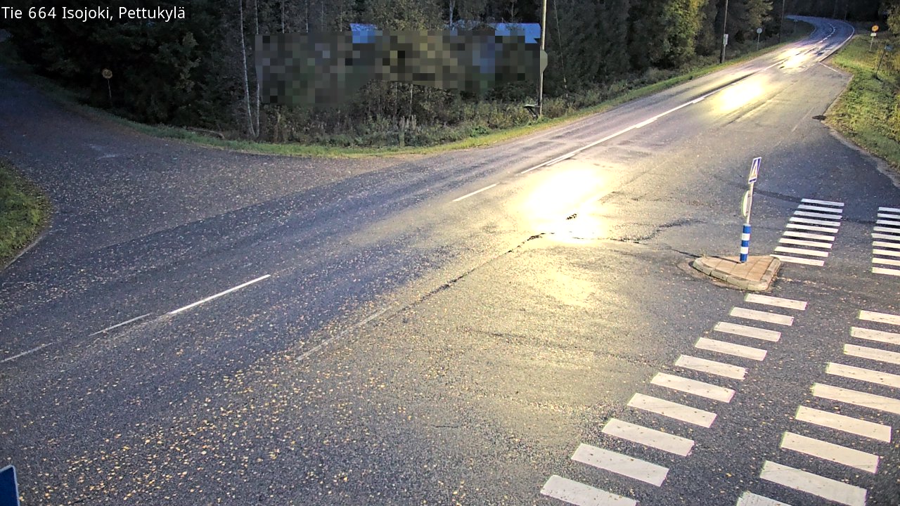 Weather Camera Image Road 664 Isojoki Pettukylä, Isojoki, Etelä-Pohjanmaa