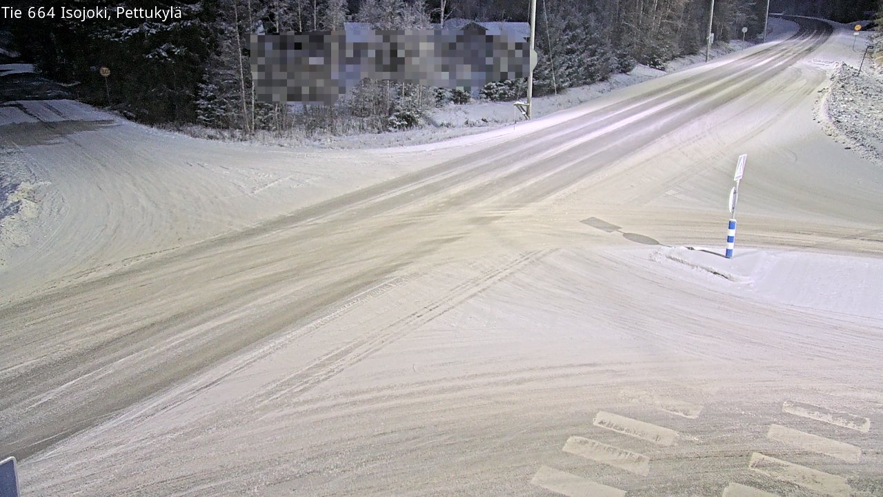 Weather Camera Image Road 664 Isojoki Pettukylä, Isojoki, Etelä-Pohjanmaa