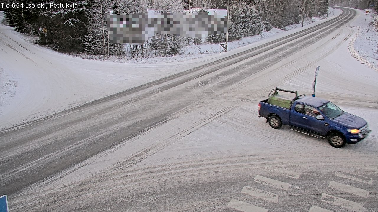 Weather Camera Image Road 664 Isojoki Pettukylä, Isojoki, Etelä-Pohjanmaa