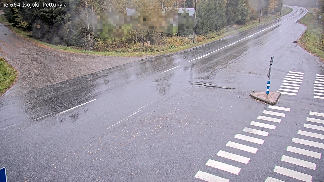 Weather Camera Image Road 664 Isojoki Pettukylä, Isojoki, Etelä-Pohjanmaa