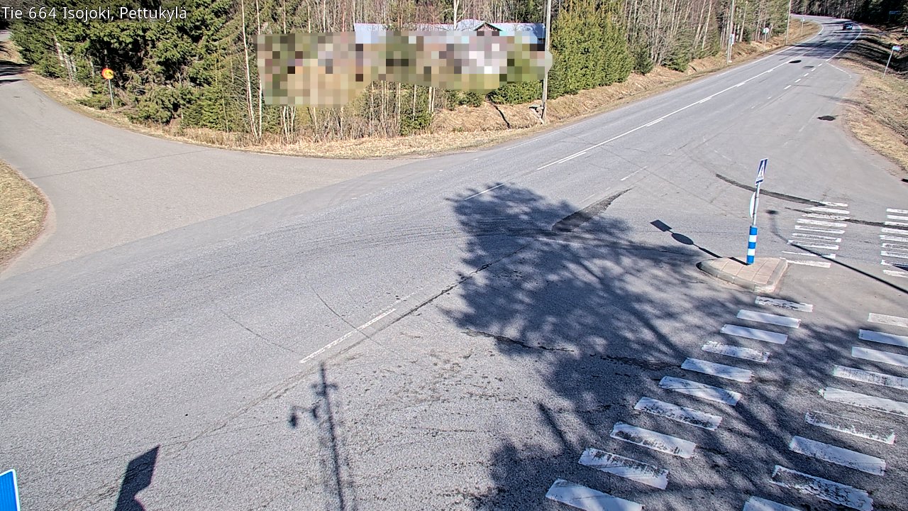 Weather Camera Image Väg 664 Storå Pettukylä, Isojoki, Etelä-Pohjanmaa
