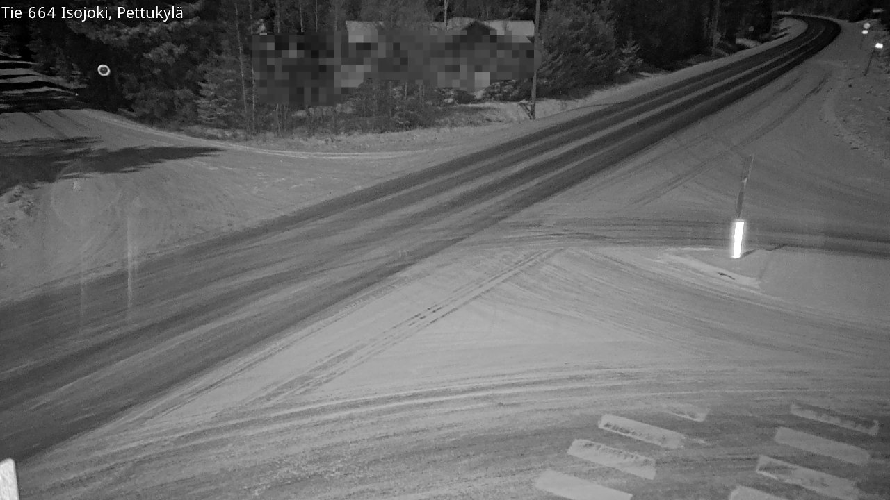 Weather Camera Image Road 664 Isojoki Pettukylä, Isojoki, Etelä-Pohjanmaa