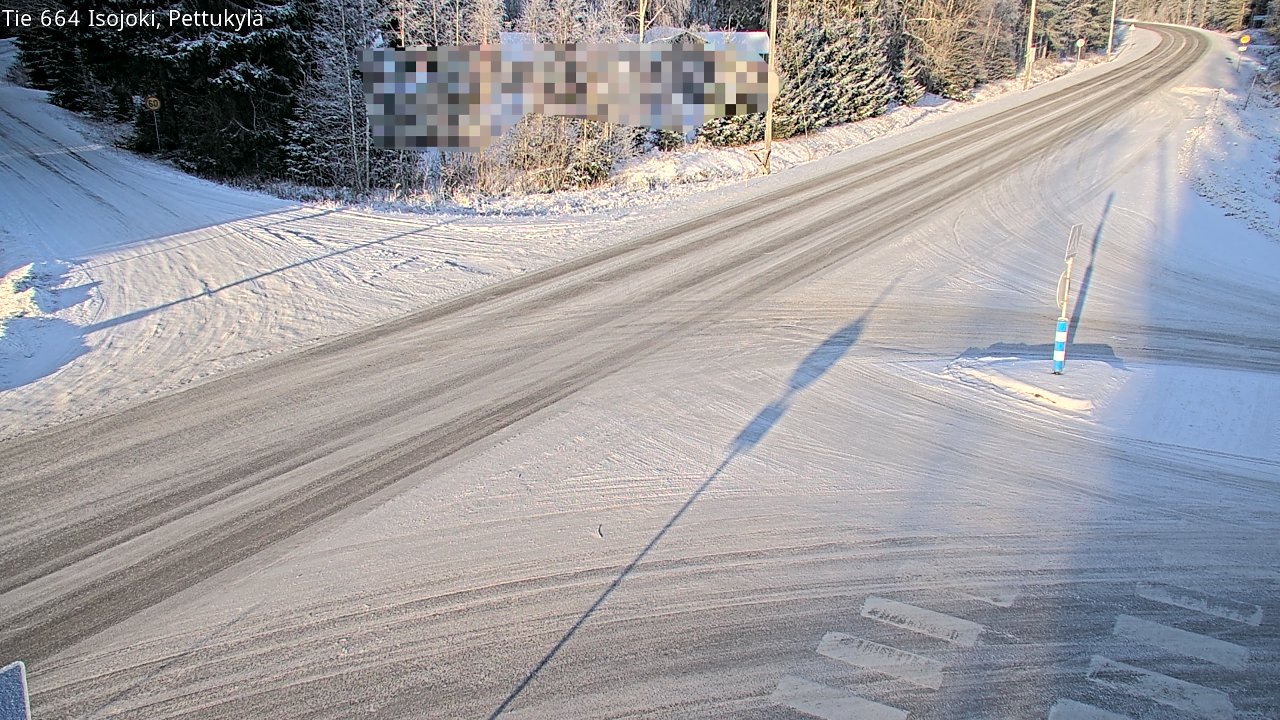 Weather Camera Image Road 664 Isojoki Pettukylä, Isojoki, Etelä-Pohjanmaa