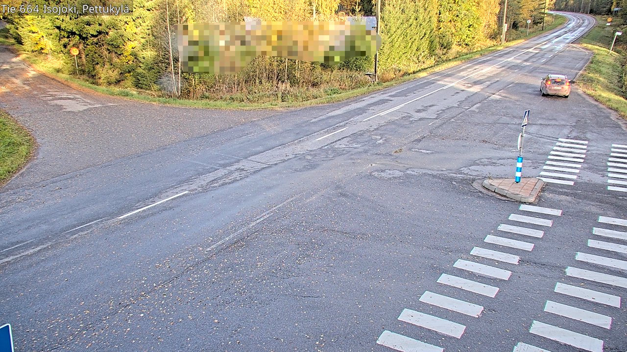 Weather Camera Image Road 664 Isojoki Pettukylä, Isojoki, Etelä-Pohjanmaa