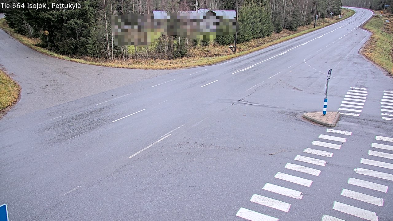 Weather Camera Image Väg 664 Storå Pettukylä, Isojoki, Etelä-Pohjanmaa