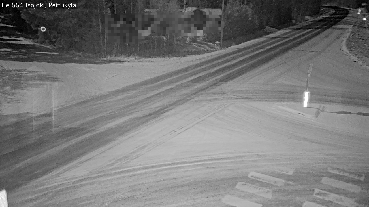 Weather Camera Image Road 664 Isojoki Pettukylä, Isojoki, Etelä-Pohjanmaa