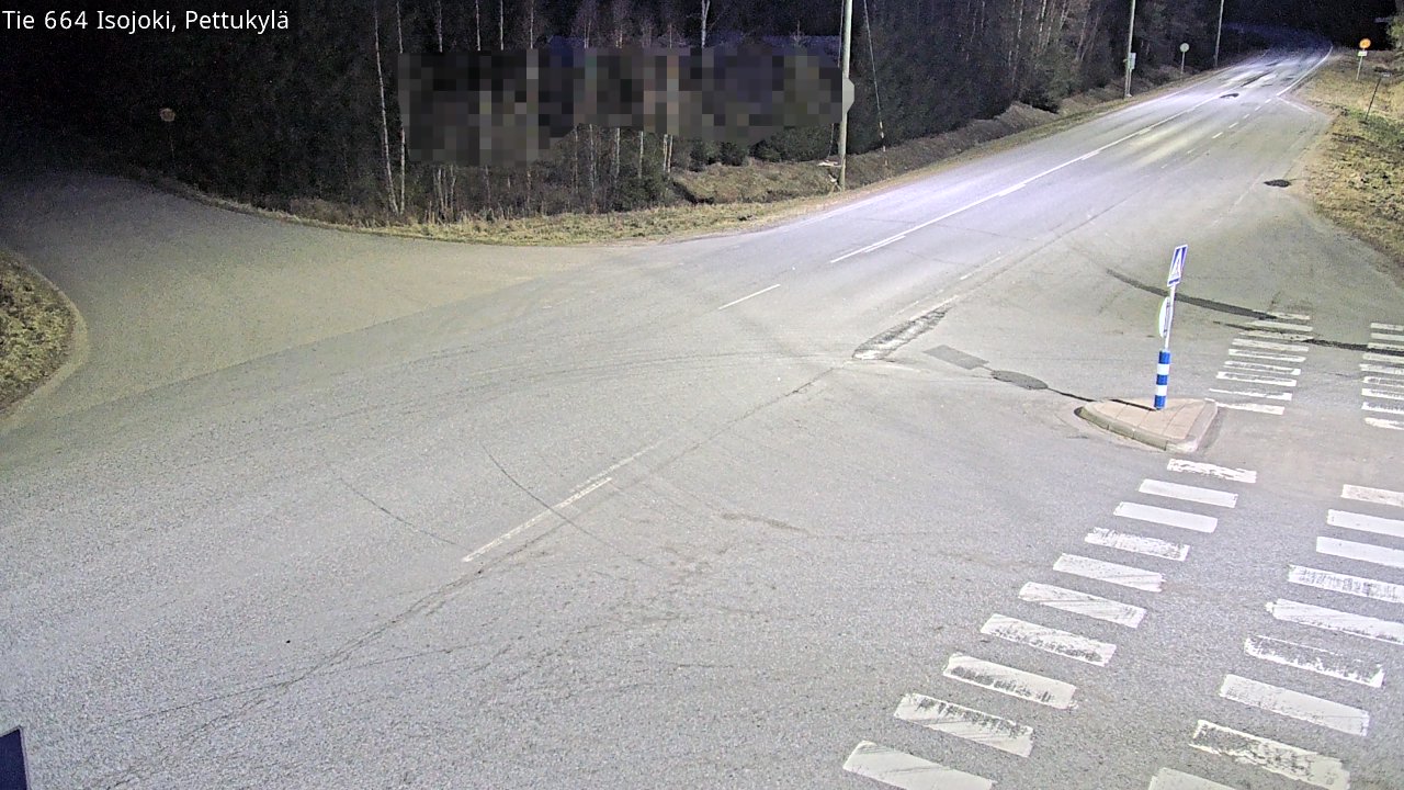 Weather Camera Image Väg 664 Storå Pettukylä, Isojoki, Etelä-Pohjanmaa