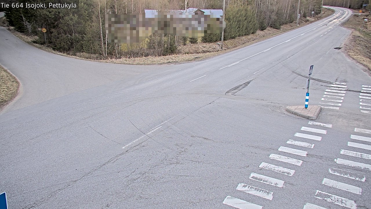Weather Camera Image Väg 664 Storå Pettukylä, Isojoki, Etelä-Pohjanmaa