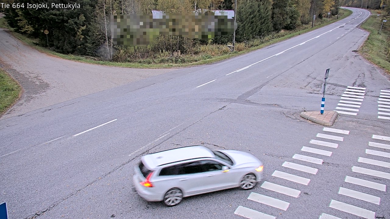 Weather Camera Image Road 664 Isojoki Pettukylä, Isojoki, Etelä-Pohjanmaa