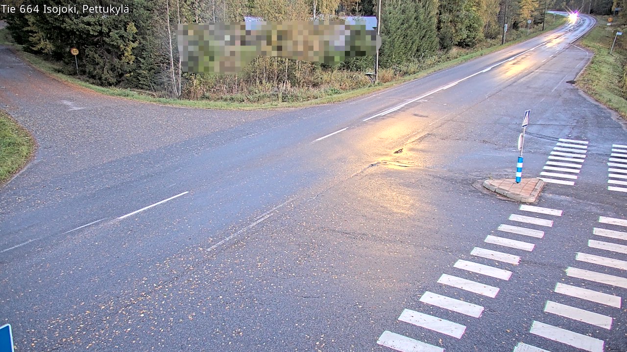 Weather Camera Image Road 664 Isojoki Pettukylä, Isojoki, Etelä-Pohjanmaa
