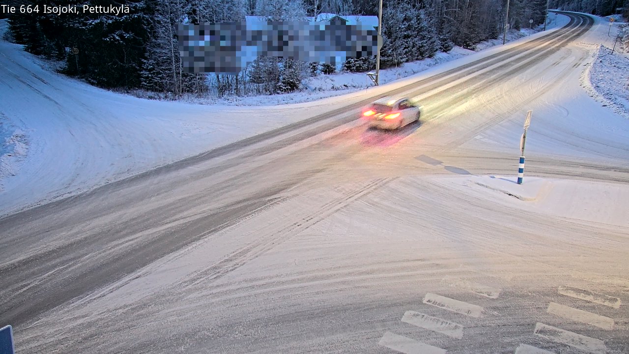 Weather Camera Image Road 664 Isojoki Pettukylä, Isojoki, Etelä-Pohjanmaa