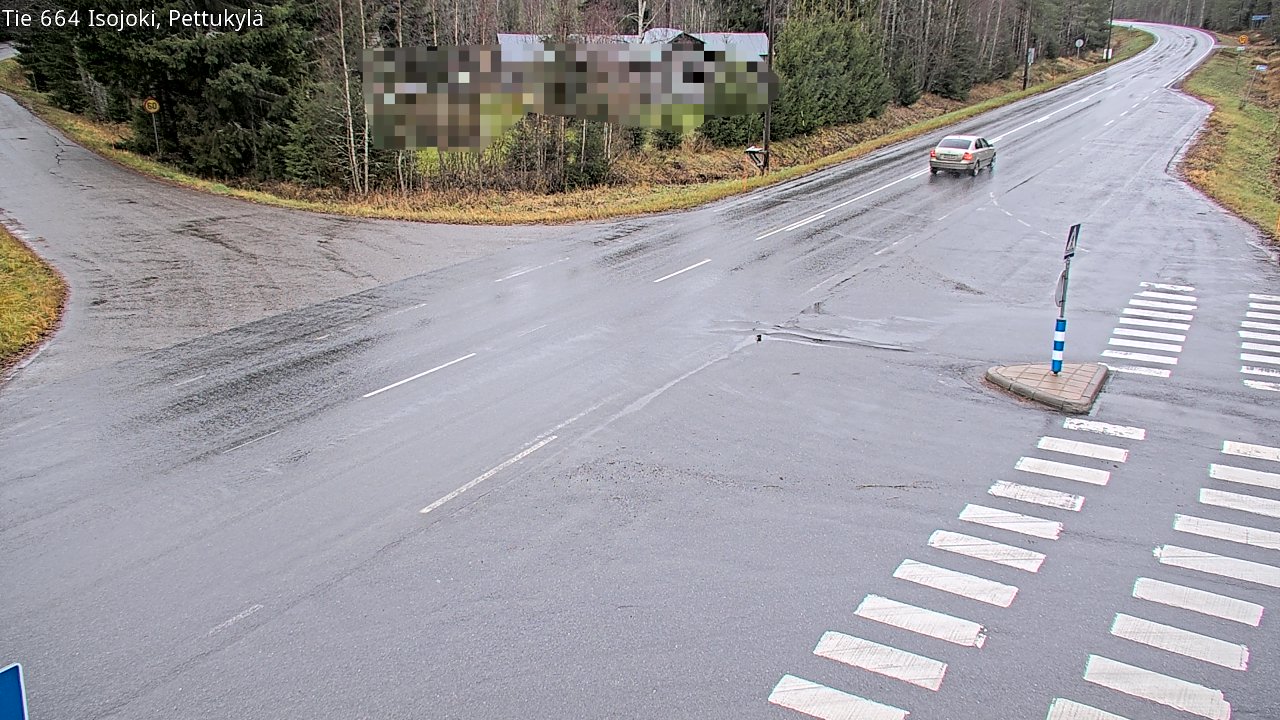 Weather Camera Image Väg 664 Storå Pettukylä, Isojoki, Etelä-Pohjanmaa