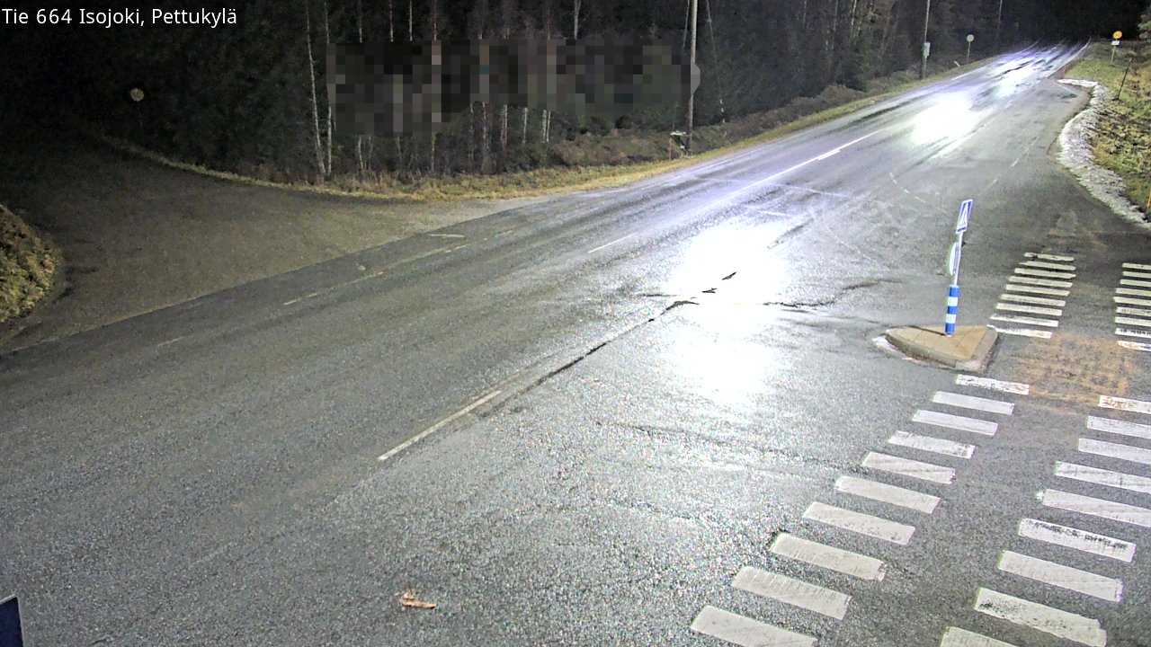 Weather Camera Image Road 664 Isojoki Pettukylä, Isojoki, Etelä-Pohjanmaa