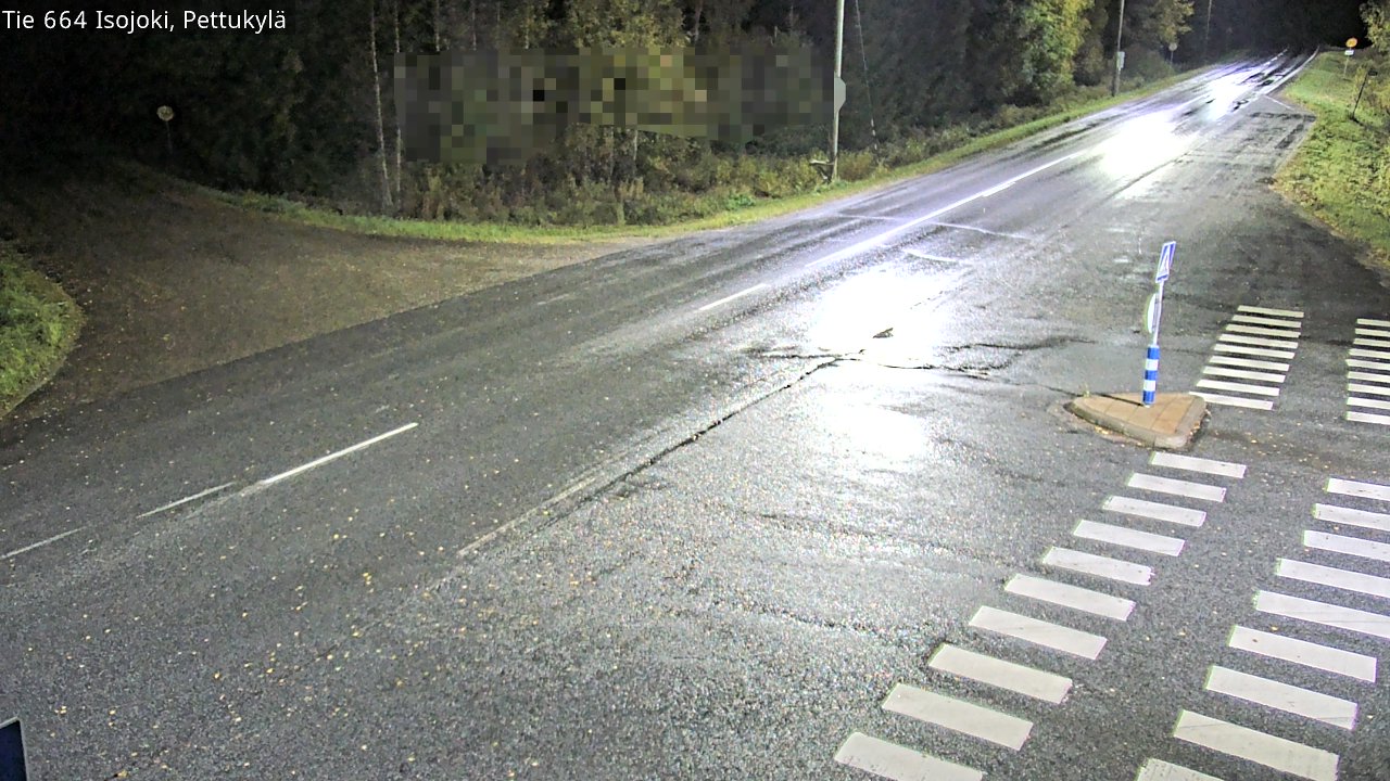 Weather Camera Image Road 664 Isojoki Pettukylä, Isojoki, Etelä-Pohjanmaa