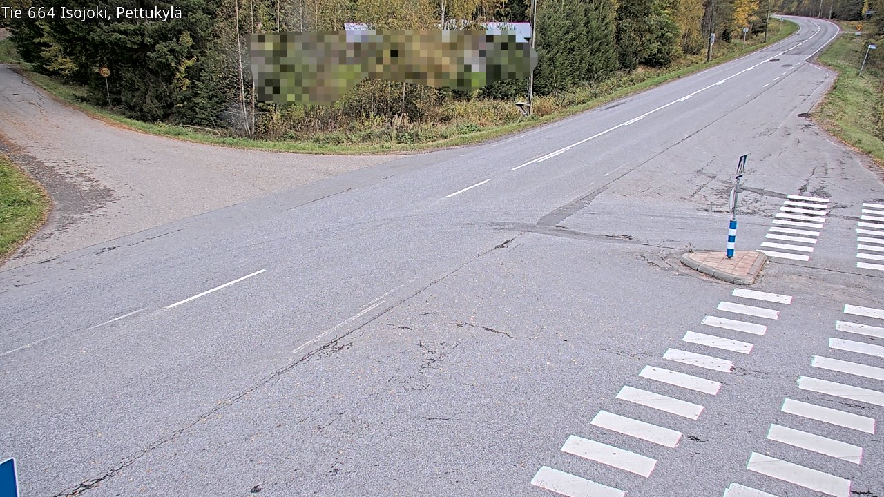 Weather Camera Image Road 664 Isojoki Pettukylä, Isojoki, Etelä-Pohjanmaa
