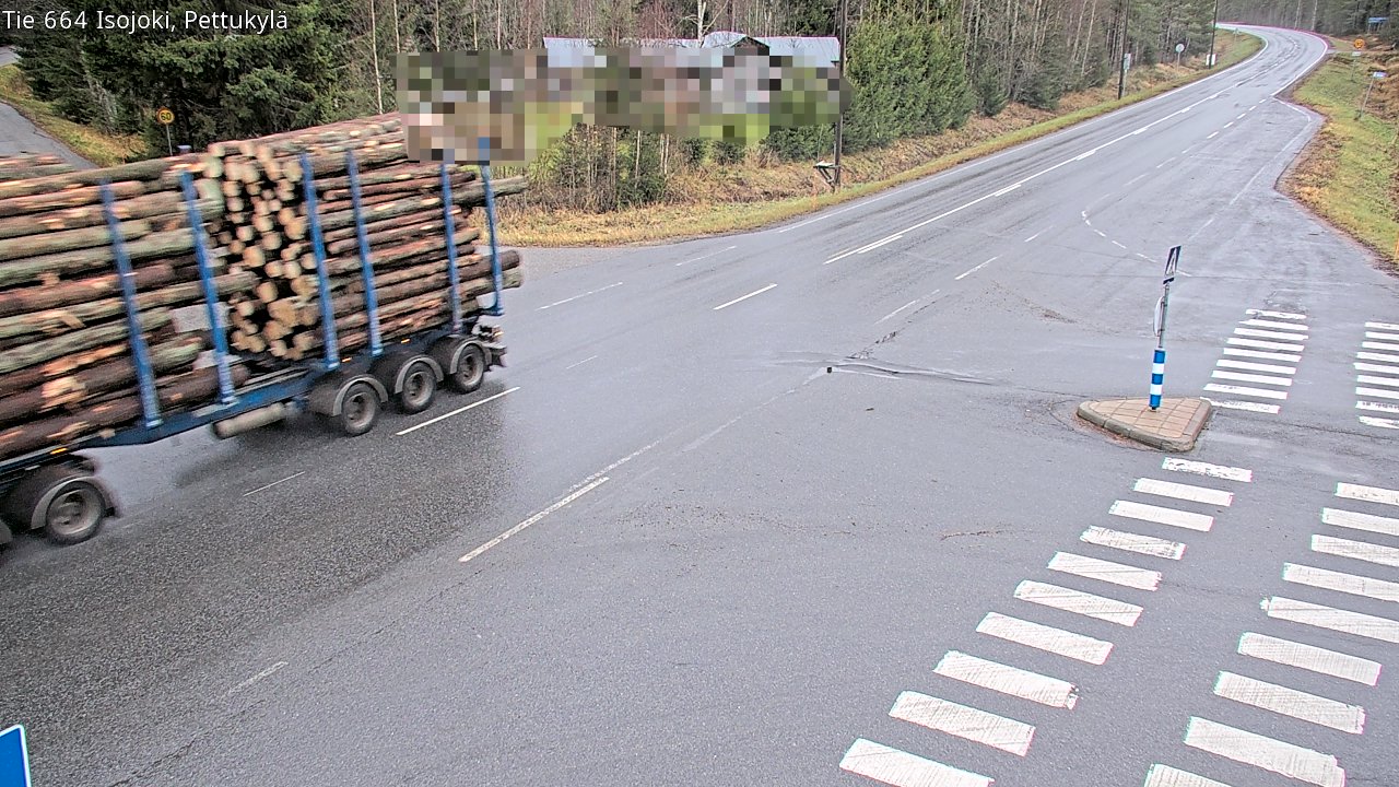 Weather Camera Image Väg 664 Storå Pettukylä, Isojoki, Etelä-Pohjanmaa