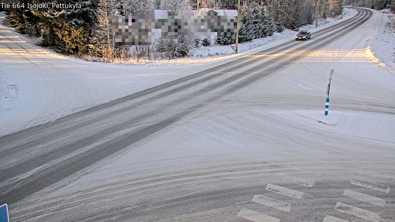 Weather Camera Image Road 664 Isojoki Pettukylä, Isojoki, Etelä-Pohjanmaa