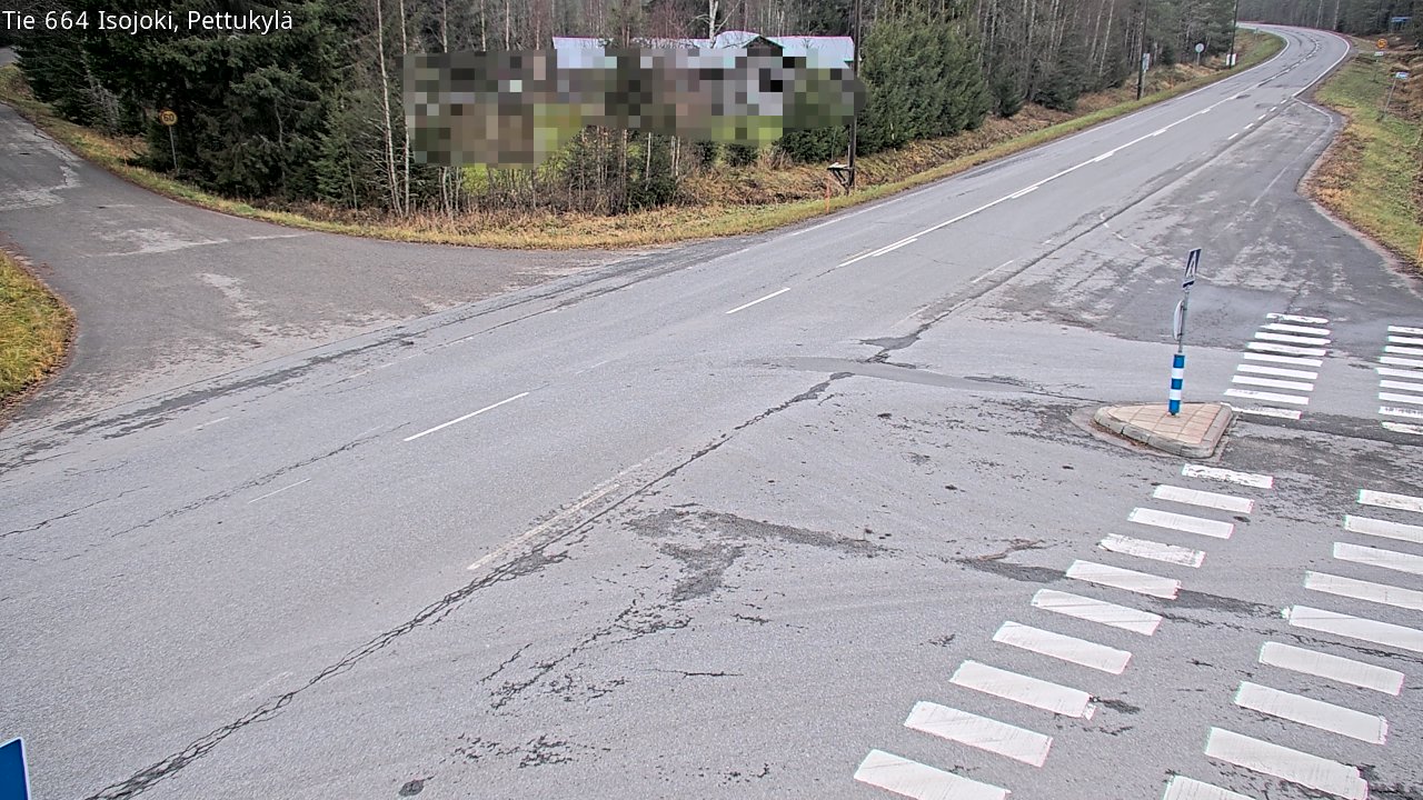 Weather Camera Image Väg 664 Storå Pettukylä, Isojoki, Etelä-Pohjanmaa